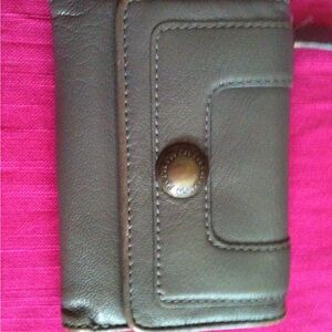 Gray Leather Wallet